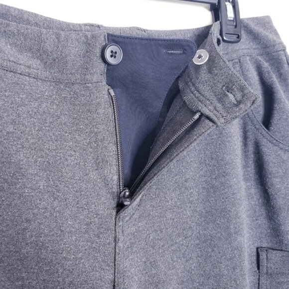 Duluth Gray Wearwithall Straight Leg Ponte Stretch Pants Women's Size 10 - Picture 8 of 10